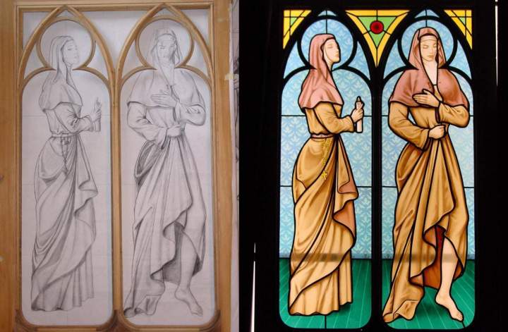 Création vitrail pour églises et monuments religieux Villenave-d'Ornon 